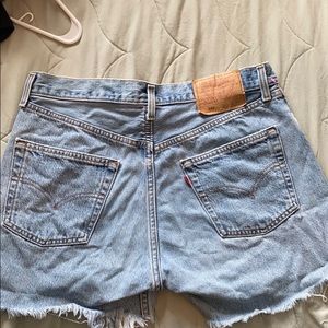 Levi’s cropped shorts